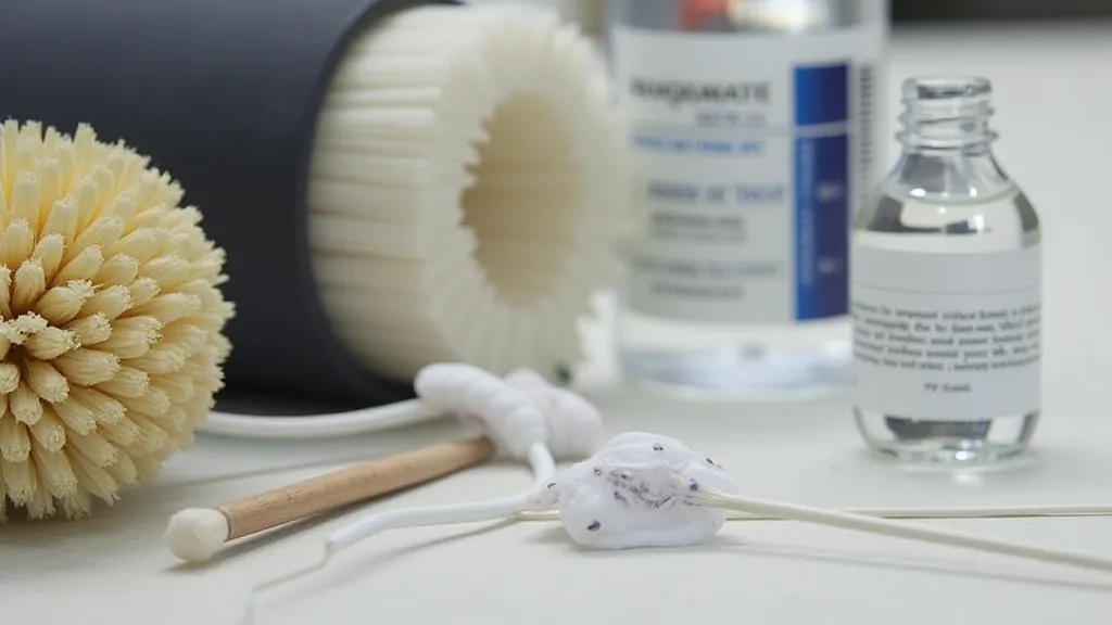 Cleaning supplies for restoring antique music boxes