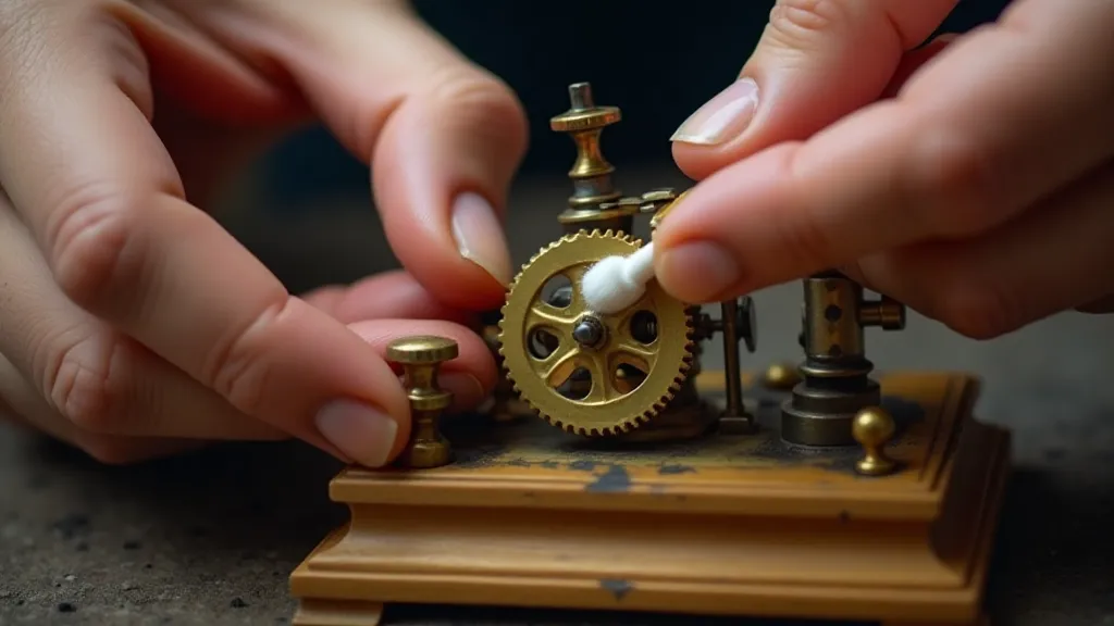 Cleaning a gear