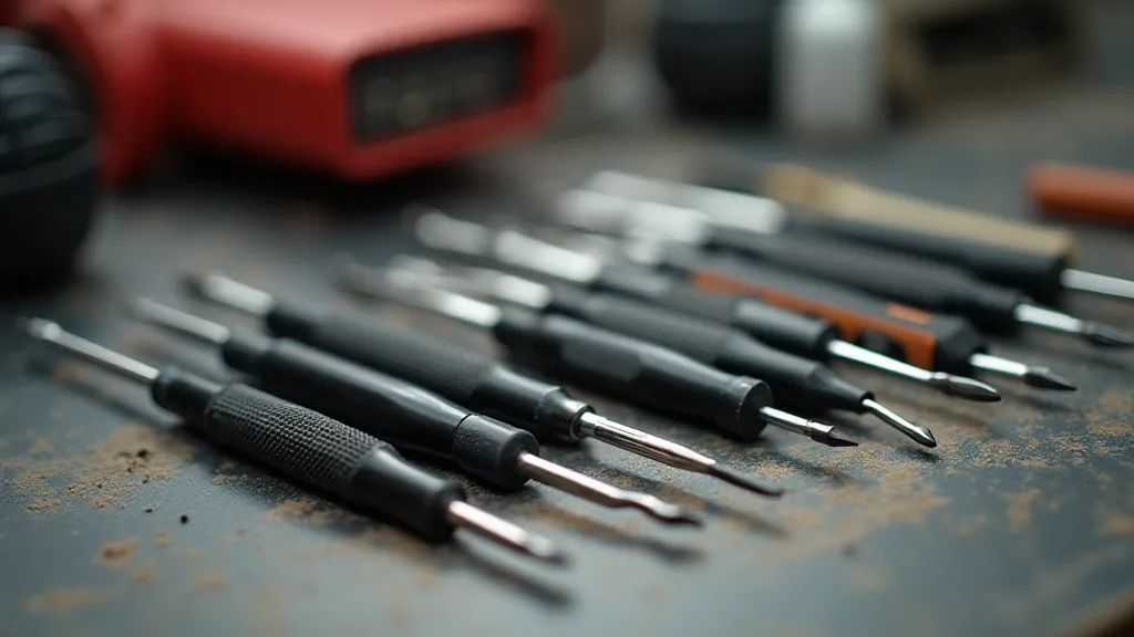 Micro screwdrivers for music box repair