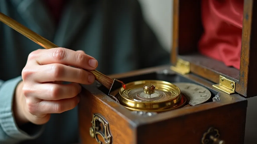 Music box paint restoration repair