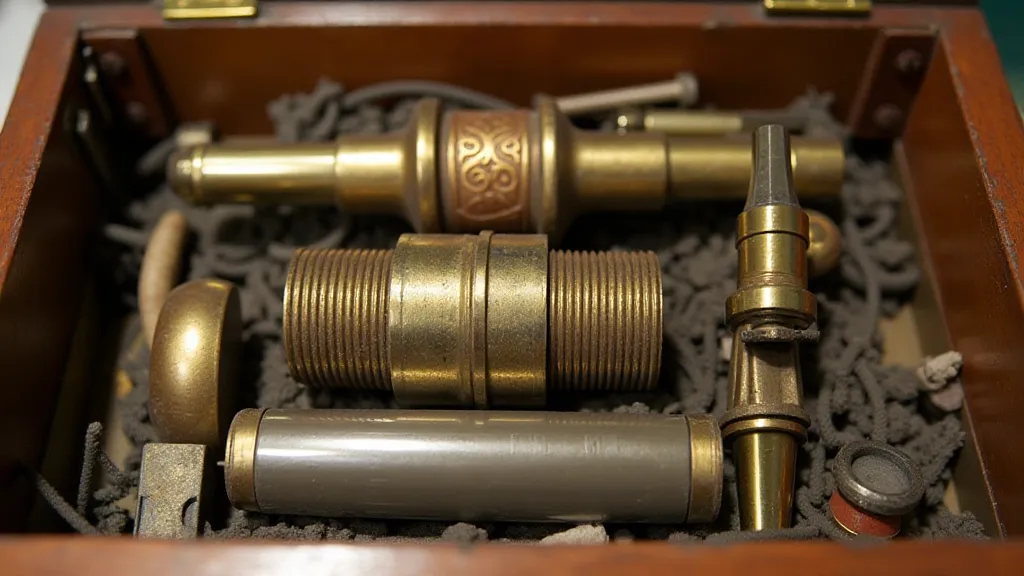 Restored music box with new cylinder