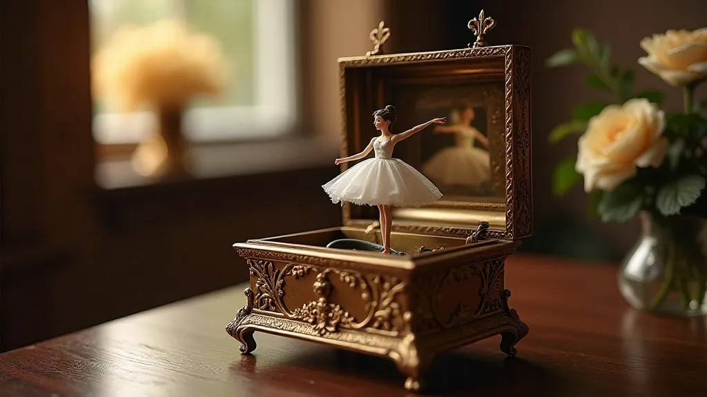 Restored music box playing