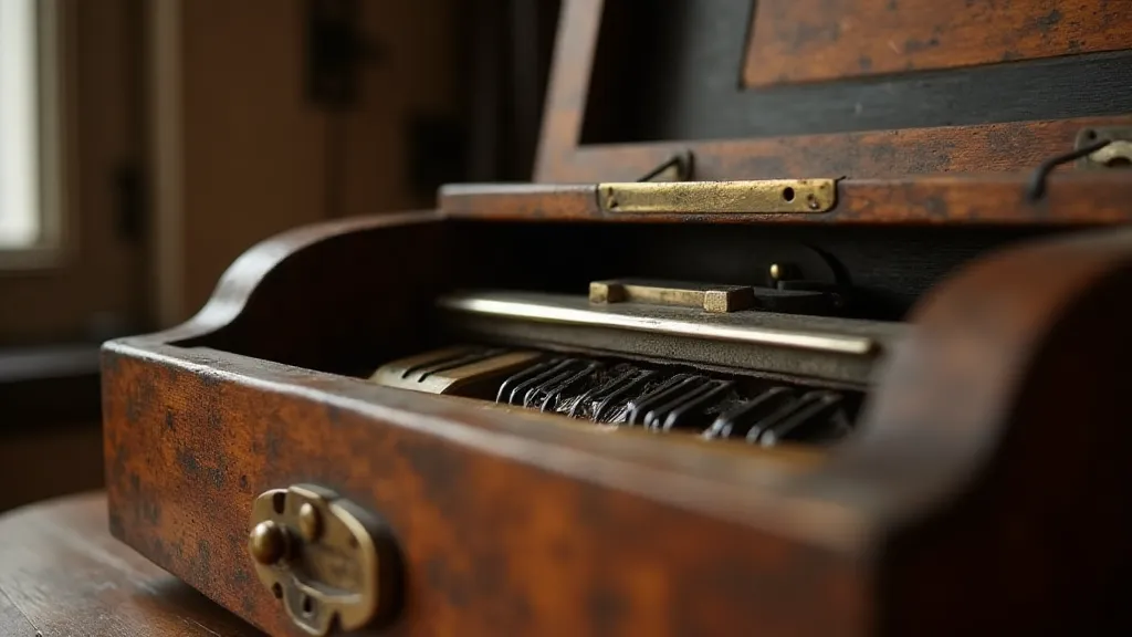 Restored music box playing