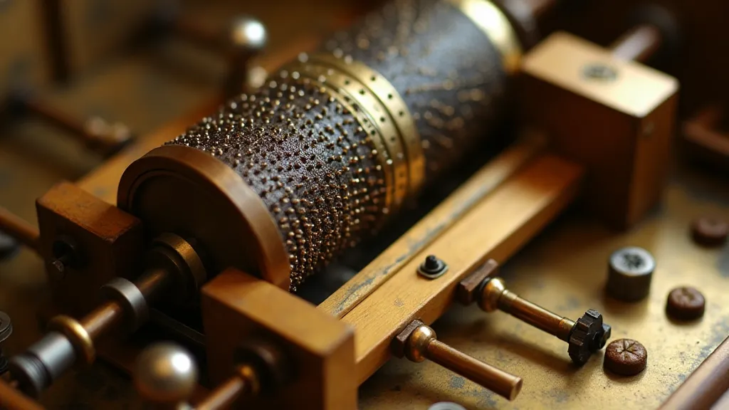 Swiss cylinder music box mechanism